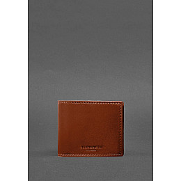 Кожаная обложка для удостоверения министерства обороны светло-коричневая BlankNote