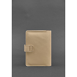 Кожаная обложка для паспорта 3.0 светло-бежевая BlankNote