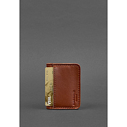 Кожаная обложка для ID-паспорта и водительских прав 4.0 светло-коричневая BlankNote