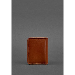 Кожаная обложка для ID-паспорта и водительских прав 4.0 светло-коричневая BlankNote