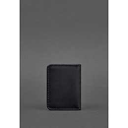 Обкладинка для ID-паспорта і водійських прав 4.0 чорна Crazy Horse BlankNote