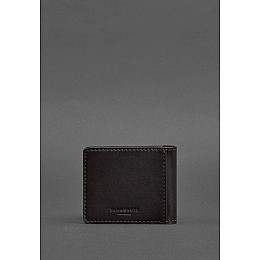 Кожаная обложка для удостоверения с гербом темно-коричневая BlankNote