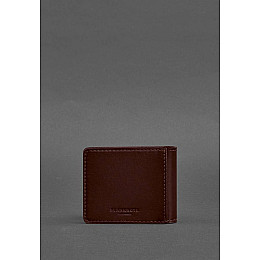 Кожаная обложка для удостоверения с гербом бордовая BlankNote