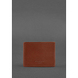 Кожаная обложка для удостоверения участника боевых действий (УБД) светло-коричневая BlankNote