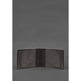 Кожаная обложка для удостоверения участника боевых действий (УБД) темно-коричневая BlankNote