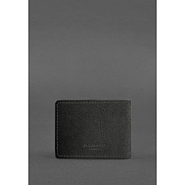 Кожаная обложка для удостоверения участника боевых действий (УБД) Черная BlankNote