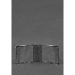 Кожаная обложка для удостоверения участника боевых действий (УБД) черная Crazy Horse BlankNote