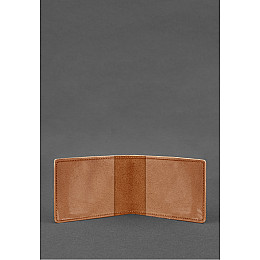 Універсальна шкіряна обкладинка для посвідчення світло-коричнева Crazy Horse BlankNote