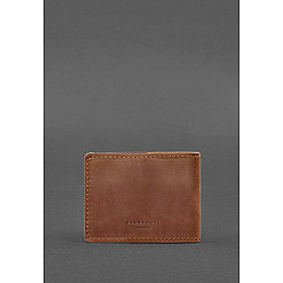 Універсальна шкіряна обкладинка для посвідчення світло-коричнева Crazy Horse BlankNote