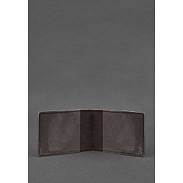 Універсальна шкіряна обкладинка для посвідчення темно-коричнева BlankNote