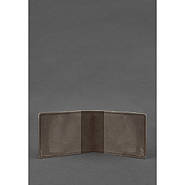 Универсальная кожаная обложка для удостоверения темно-коричневая Crazy Horse BlankNote