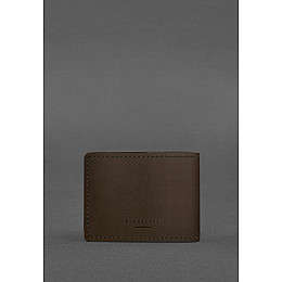 Универсальная кожаная обложка для удостоверения темно-коричневая Crazy Horse BlankNote