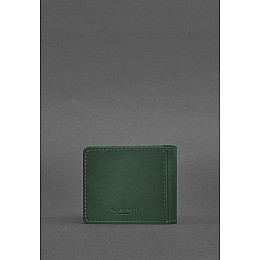 Кожаная обложка для удостоверения с гербом зеленый Crazy Horse BlankNote