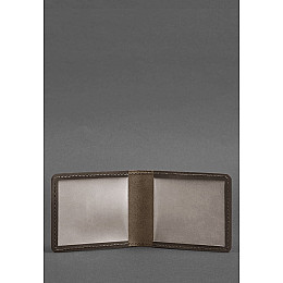 Кожаная обложка для удостоверения с гербом темно-коричневый Crazy Horse BlankNote