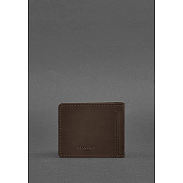 Кожаная обложка для удостоверения с гербом темно-коричневый Crazy Horse BlankNote