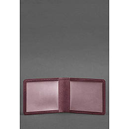 Кожаная обложка для удостоверения с гербом, бордовый Crazy Horse BlankNote