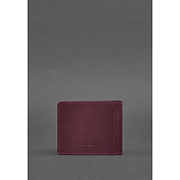 Кожаная обложка для удостоверения с гербом, бордовый Crazy Horse BlankNote