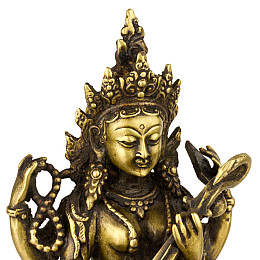 Статуя-масляная лампа Сарасвати (Янги Лхамо) Kailash Бронза 30 см (26310)