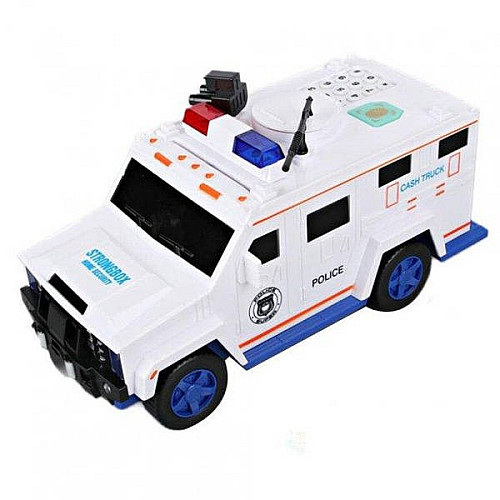 Копилка детский электронный сейф с кодовым замком A1 CachTruck Hummer Белый