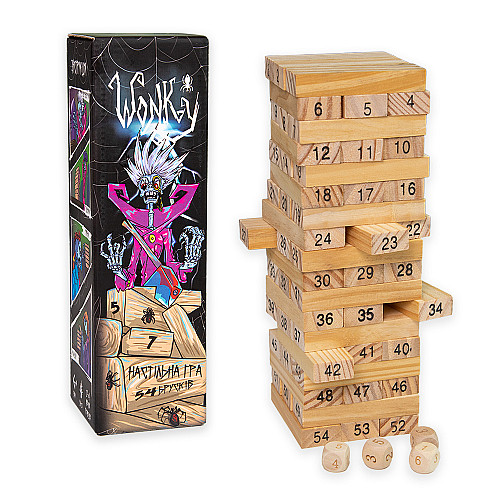 Настольная игра Strateg Wonky джанга на украинском языке (30358)