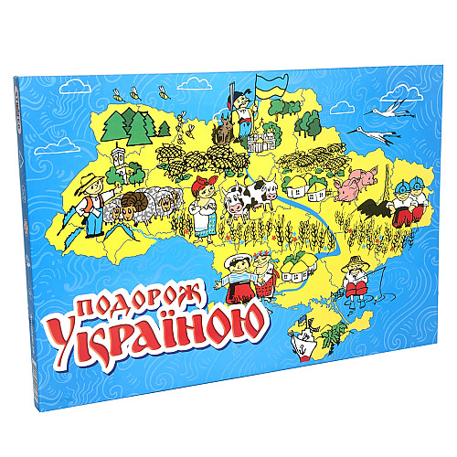 Настольная игра Strateg Путешествие по Украине на украинском языке (59)