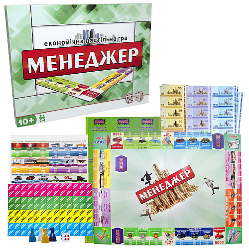 Настольная игра Strateg Менеджер на украинском языке (30453)