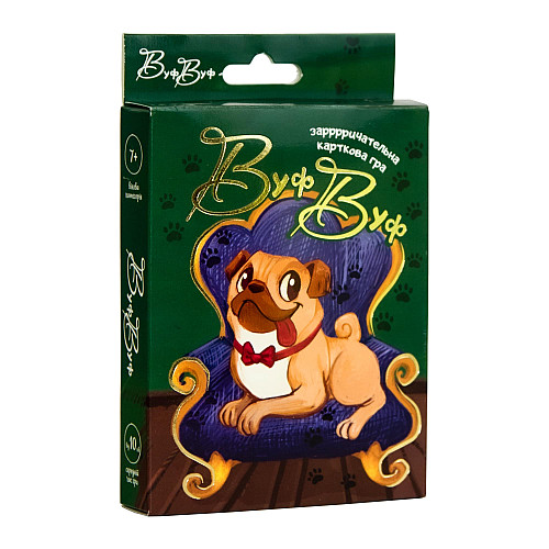 Карточная игра Strateg Вуф Вуф на украинском языке (30955)