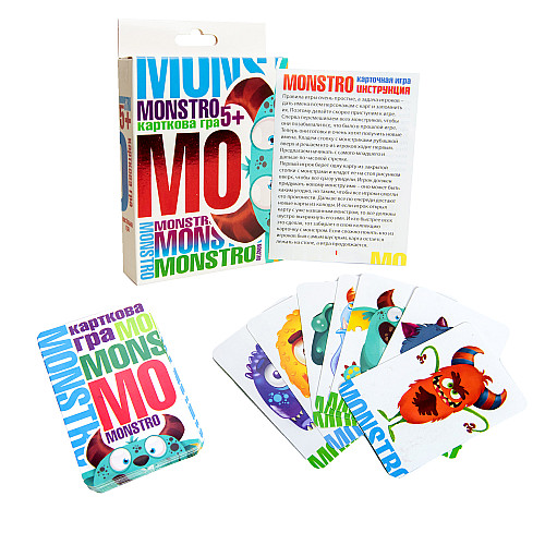 Настольная игра Strateg Monstro на украинском языке (32068)
