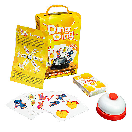 Настольная игра Strateg Ding ding игра на украинском языке (30324)