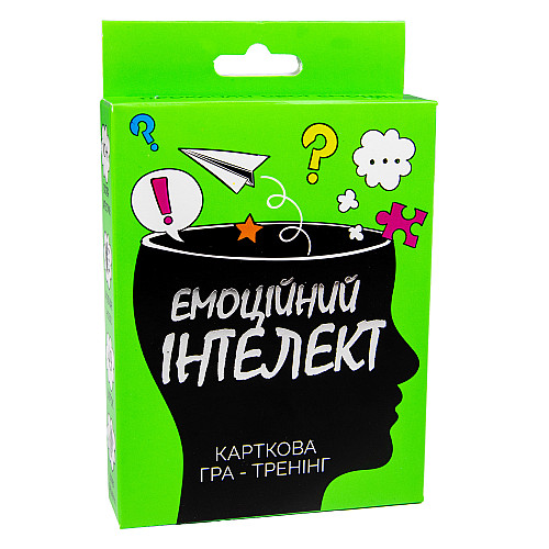 Карточная игра Strateg Эмоциональный интеллект развлекательная игра-тренинг на украинском языке (30237)