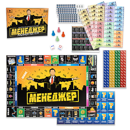 Настольная игра Strateg Менеджер на украинском языке (30342)