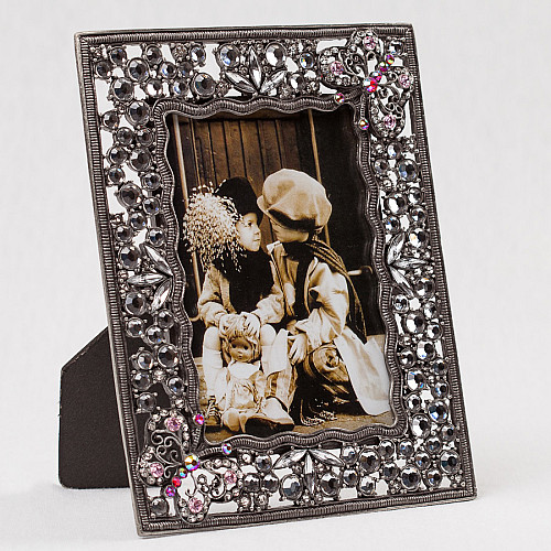 Декоративна фоторамка «Діамантові метелики» 14*19 см Angel Gifts SK15531