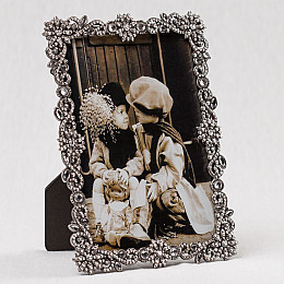 Декоративная фоторамка «Алмазные цветы» 10*15 см Angel Gifts SK15538