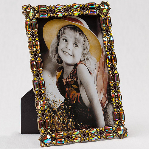 Декоративная фоторамка «Самоцветы» 12*17 см Angel Gifts SK15576