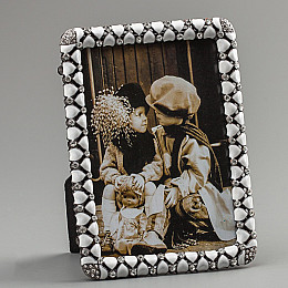 Декоративная фоторамка «Алмазные капельки» 10*14 см Angel Gifts SK15589