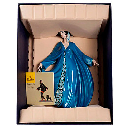 Фарфоровая Статуэтка Дама Blue Pavone AL32008