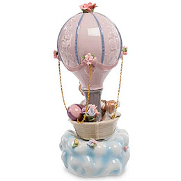 Музыкальная Статуэтка Клоун на воздушном шаре Pavone AL32054