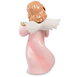 Фарфоровая Статуэтка Ангелочек в розовом Pavone AL32065