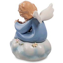 Музыкальная Статуэтка Ангелочек с лирой Pavone AL32070