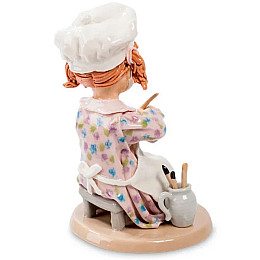 Фарфоровая Статуэтка Маленькая художница Pavone AL32083