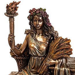 Статуетка декоративна Деметра богиня родючості Veronese AL32461