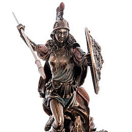 Статуэтка декоративная Афина с копьем Veronese AL32535