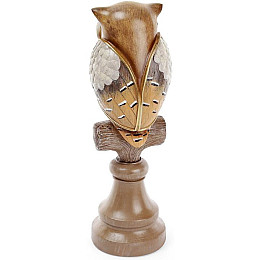 Статуетка Сова на гілочці 10х10.3х31 см Bona DP42049