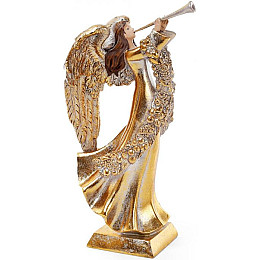 Статуетка Angel грає на трубі 11.7х16.1х31.4 см Bona DP42094