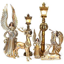 Статуэтка Angel играет на трубе 11.7х16.1х31.4 см Bona DP42094