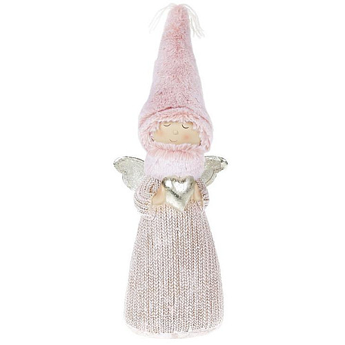 Статуэтка Angel в меховой шапке 40 см Bona DP42193