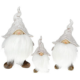 Статуэтка Гном в бежевом колпаке 19 см Bona DP42196