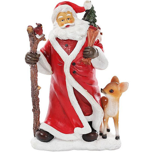 Статуетка Santa та оленя 33 см Bona DP42702