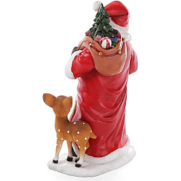 Статуэтка Santa и олененок 33 см Bona DP42702