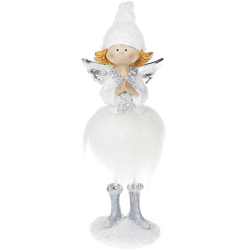 Статуетка Angel у білій хутряній спідниці 20 см Bona DP42943